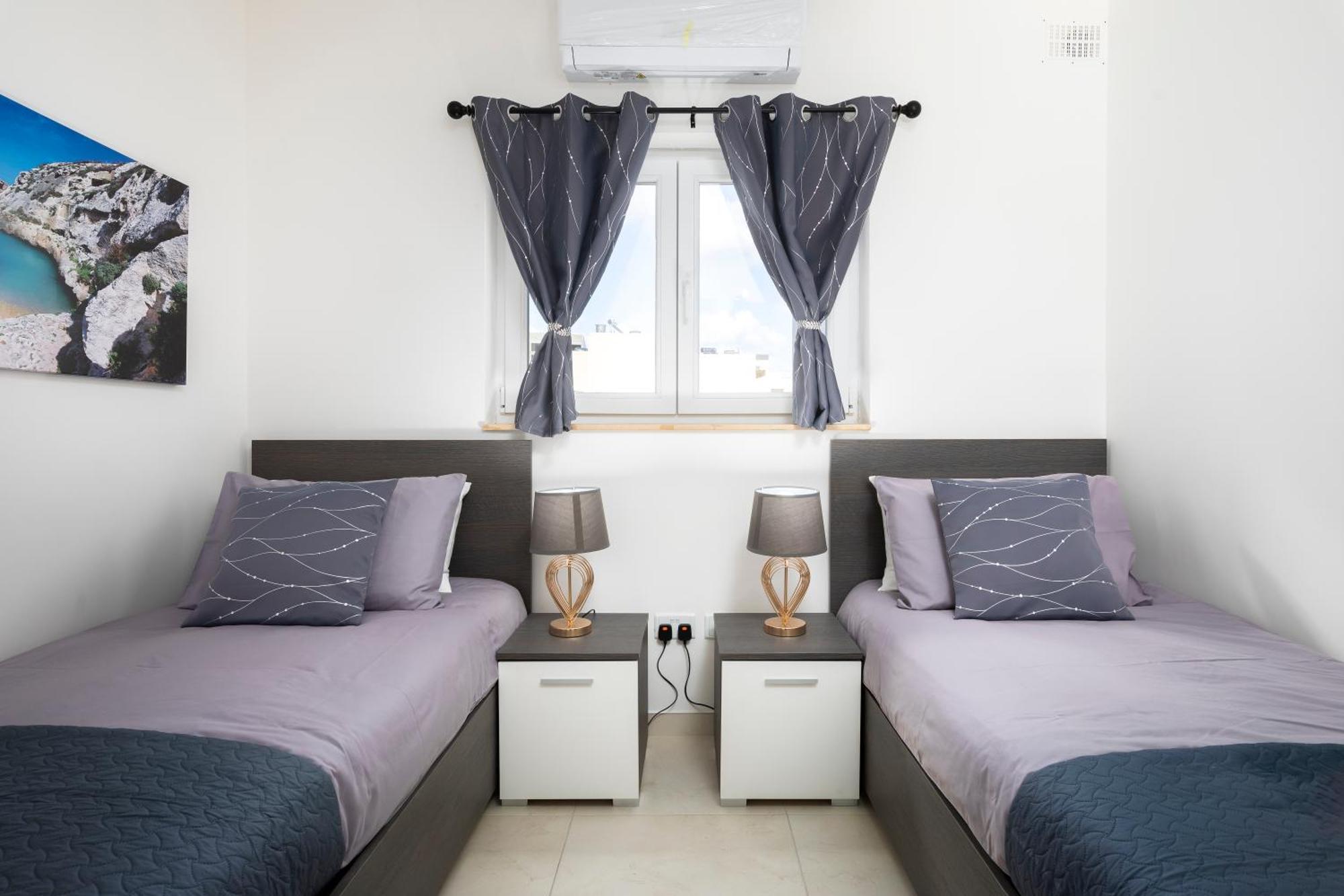 Modern & Spacious 2Br Apartment With Country Views - Close To Xemxija Bay San Pawl il-Baħar Extérieur photo